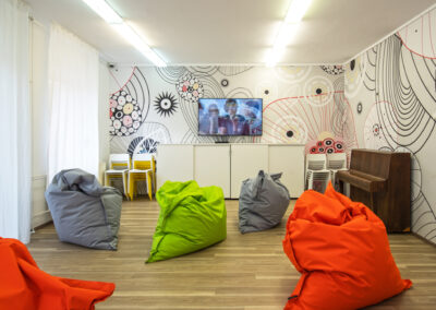 FN Motol, herna, interiér Praha, návrh interiéru, Praha, terapie, dětská psychiatrie