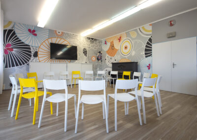 FN Motol, herna, interiér Praha, návrh interiéru, Praha, terapie, dětská psychiatrie