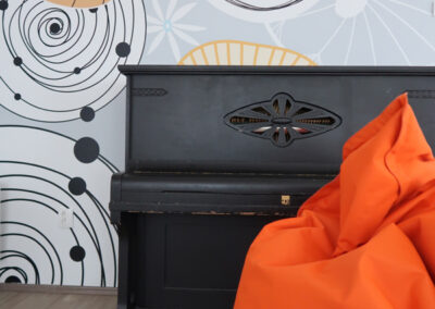 FN Motol, herna, interiér Praha, návrh interiéru, Praha, terapie, dětská psychiatrie