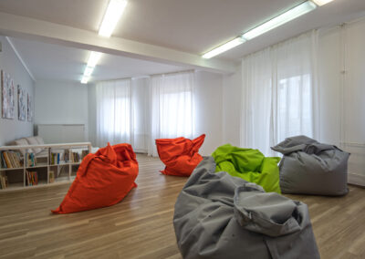 FN Motol, herna, interiér Praha, návrh interiéru, Praha, terapie, dětská psychiatrie