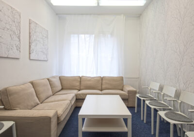 FN Motol, herna, interiér Praha, návrh interiéru, Praha, terapie, dětská psychiatrie