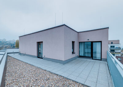 Luxusní byt v novostavbě, terasa, výhled