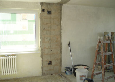 Panelákový byt, původní stav, původní kuchyně, strašná kuchyň, stará kuchyň, bourání, bourací práce